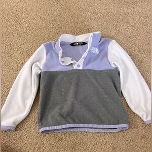 Infant girl The North Face fleece pull over